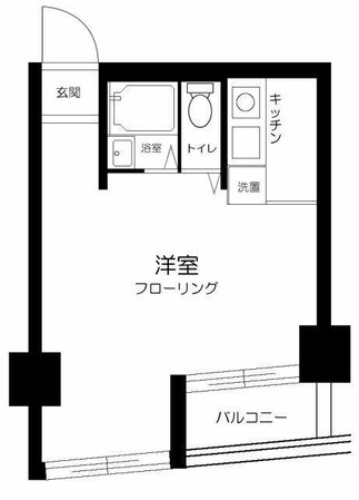 麻布十番駅 徒歩3分 4階の物件間取画像